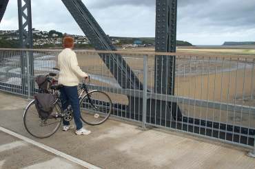 4x3 Judy on iron bridge.jpg (14995 bytes)