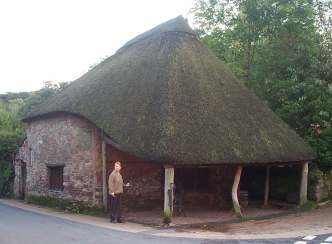 cockington forge with judy.jpg (11473 bytes)