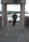 3x4 Judy at Mayflower steps.jpg (11380 bytes)