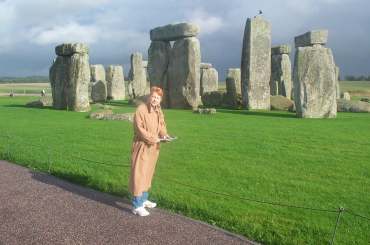 4x3 stonehenge with Judy.jpg (13522 bytes)