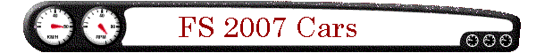 FS 2007 Cars